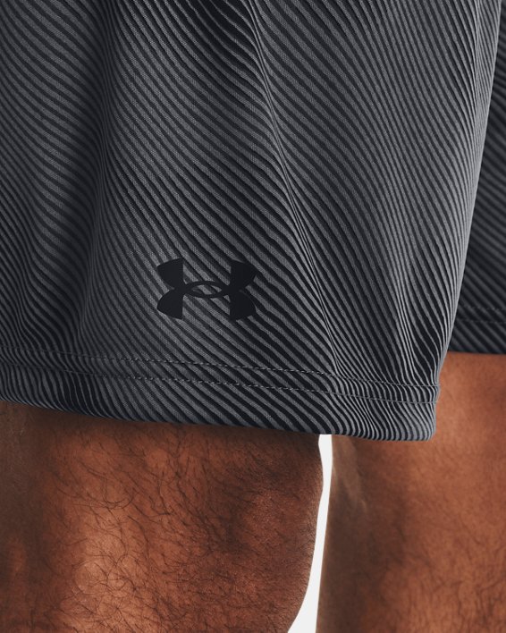 กางเกงขาสั้นพิมพ์ลาย UA Tech™ สำหรับผู้ชาย in Gray image number 3